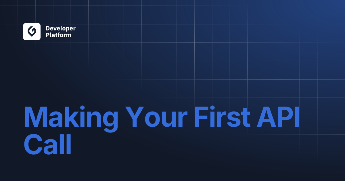 Making Your First API Call | Gormic Developer Platform